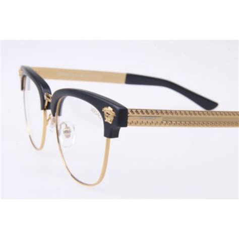 black and gold versace frames|gold frame Versace sunglasses.